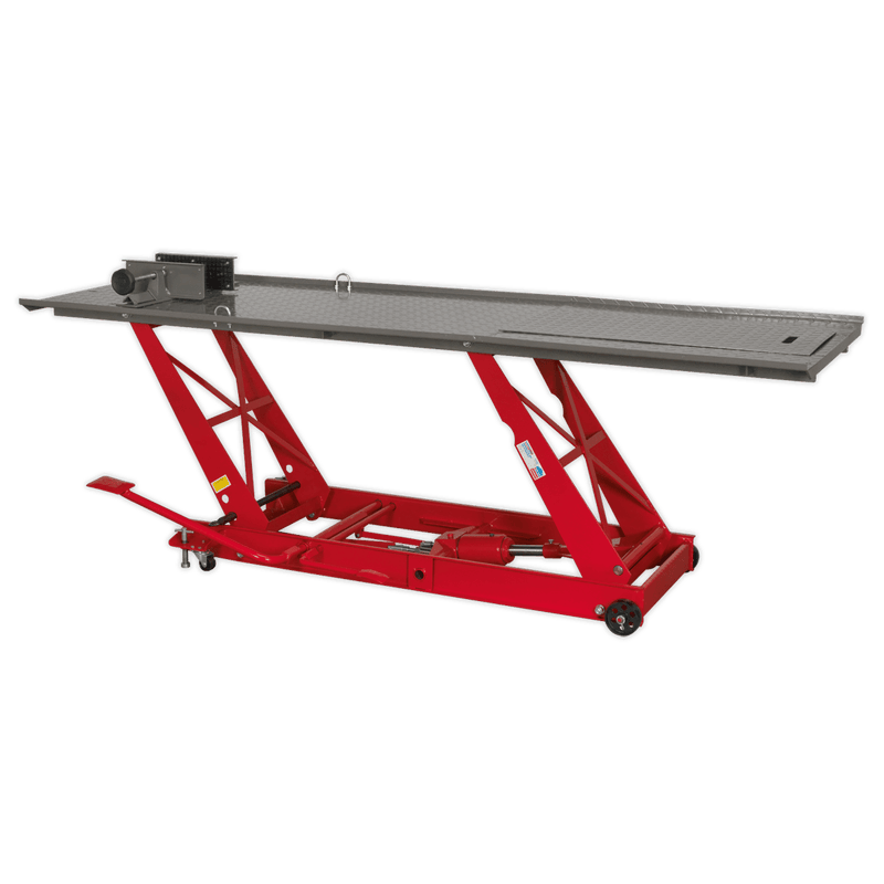 Sealey Motorcycle Lifts & Work Tables 454kg Hydraulic Motorcycle Lift-MC401 5024209513272 MC401 - Buy Direct from Spare and Square
