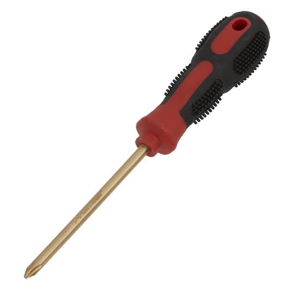 Sealey Non-Sparking Tools #2 x 100mm Phillips Screwdriver - Non-Sparking-NS097 5054511743821 NS097 - Buy Direct from Spare and Square