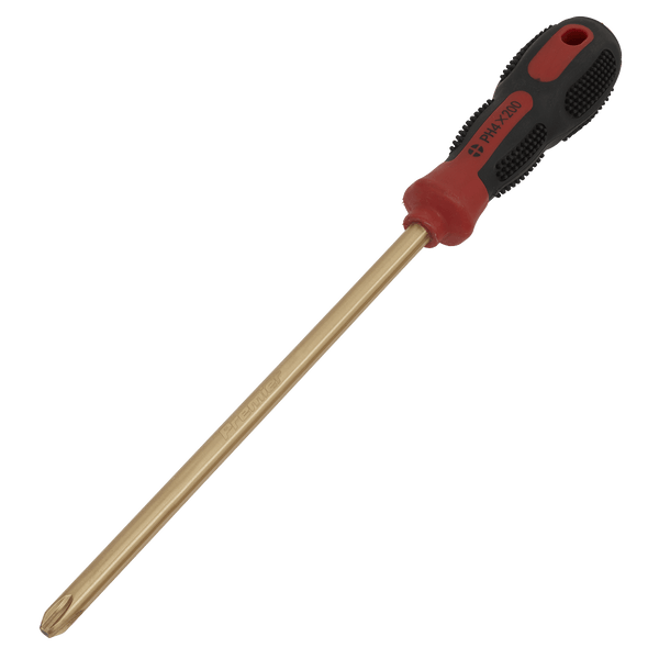 Sealey Non-Sparking Tools #4 x 200mm Phillips Screwdriver - Non-Sparking-NS099 5054511743852 NS099 - Buy Direct from Spare and Square