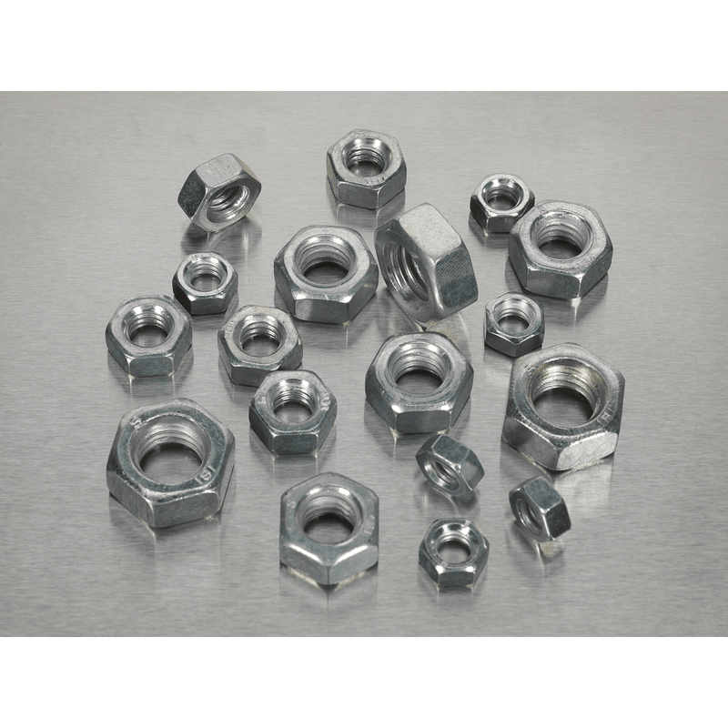 Sealey Nuts & Bolts 320pc 1/4"-1/2"UNC Steel Nut Assortment-AB030SN 5054630259654 AB030SN - Buy Direct from Spare and Square