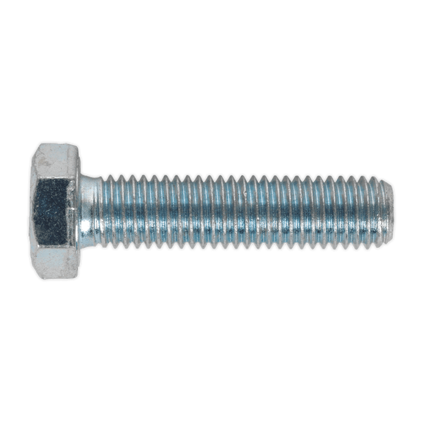 Sealey Nuts & Bolts HT Setscrew M12 x 50mm - 8.8 Zinc - Pack of 25-SS1250 5054511060034 SS1250 - Buy Direct from Spare and Square