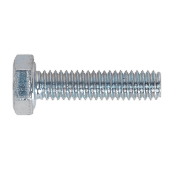 Sealey Nuts & Bolts HT Setscrew M4 x 10mm - 8.8 Zinc DIN 933 - Pack of 50-SS410 5051747371477 SS410 - Buy Direct from Spare and Square