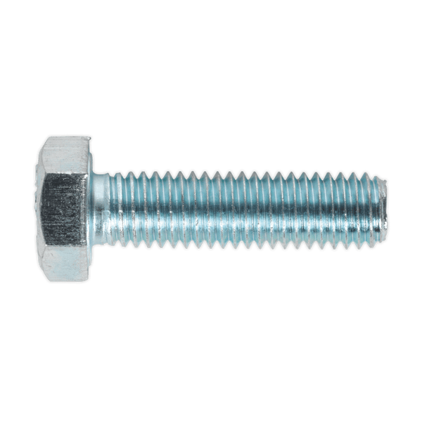Sealey Nuts & Bolts HT Setscrew M8 x 30mm - 8.8 Zinc - Pack of 50-SS830 5054511058963 SS830 - Buy Direct from Spare and Square
