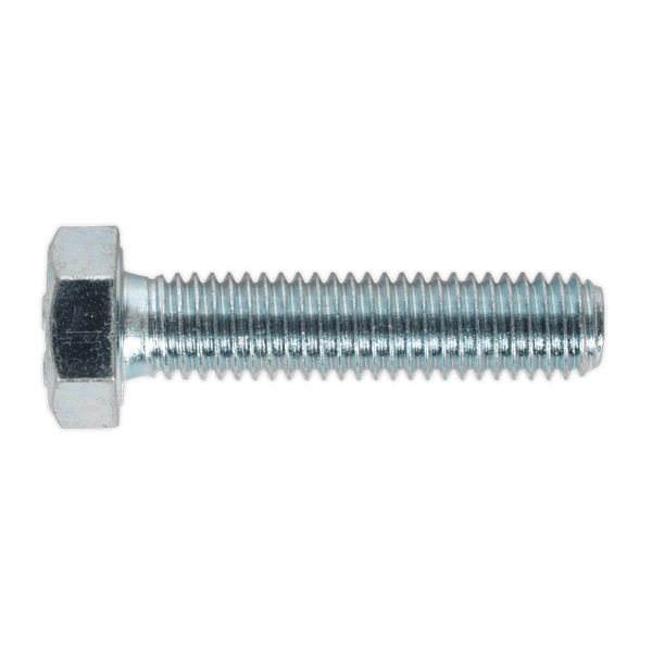 Sealey Nuts & Bolts HT Setscrew M8 x 35mm - 8.8 Zinc - Pack of 50-SS835 5054511058970 SS835 - Buy Direct from Spare and Square