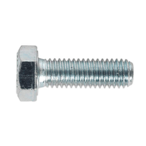 Sealey Nuts & Bolts M8 x 25mm Setscrew HT 8.8 Zinc - Pack of 50-SS825 5054511058956 SS825 - Buy Direct from Spare and Square