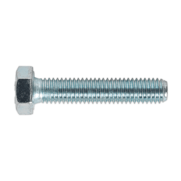 Sealey Nuts & Bolts M8 x 40mm Setscrew HT 8.8 Zinc - Pack of 50-SS840 5054511058987 SS840 - Buy Direct from Spare and Square