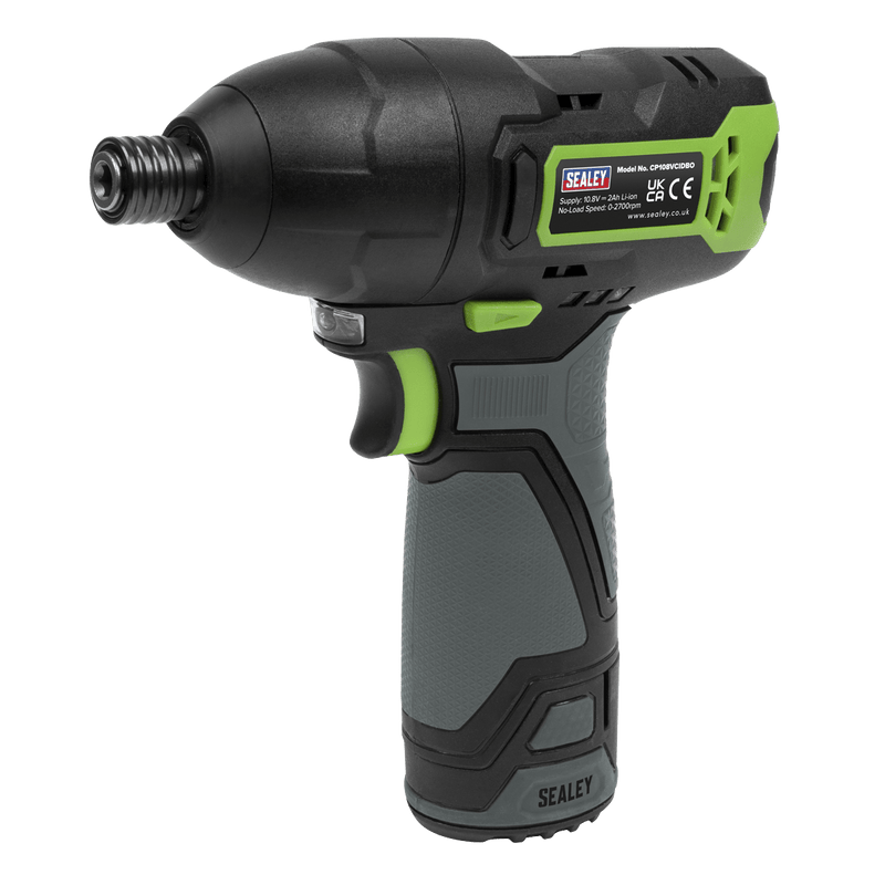 Sealey One Battery Platforms 10.8V SV10.8 Series 1/4"Hex Drive Cordless Impact Driver - Body Only-CP108VCIDBO 5054630009600 CP108VCIDBO - Buy Direct from Spare and Square
