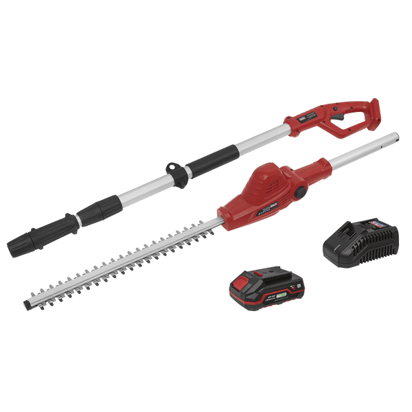 Sealey One Battery Platforms 20V 2Ah SV20 Series Telescopic Cordless Hedge Trimmer Kit-CP20VTP01 5054630153426 CP20VTP01 - Buy Direct from Spare and Square