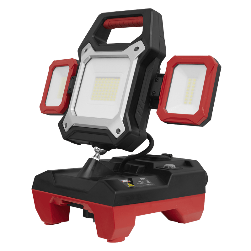 Sealey One Battery Platforms 20V 4Ah SV20 Series 2-in-1 Cordless/Corded 45W SMD LED Worklight Kit-CP20VWLKIT1 5054630137457 CP20VWLKIT1 - Buy Direct from Spare and Square