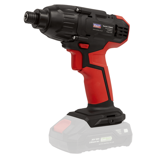 Sealey One Battery Platforms 20V SV20 Series 1/4"Hex Drive Impact Driver - Body Only-CP20VID 5054511266542 CP20VID - Buy Direct from Spare and Square