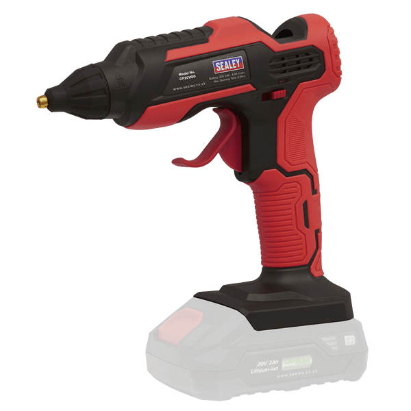 Sealey One Battery Platforms 20V SV20 Series Cordless Glue Gun - Body Only-CP20VGG 5054511718577 CP20VGG - Buy Direct from Spare and Square