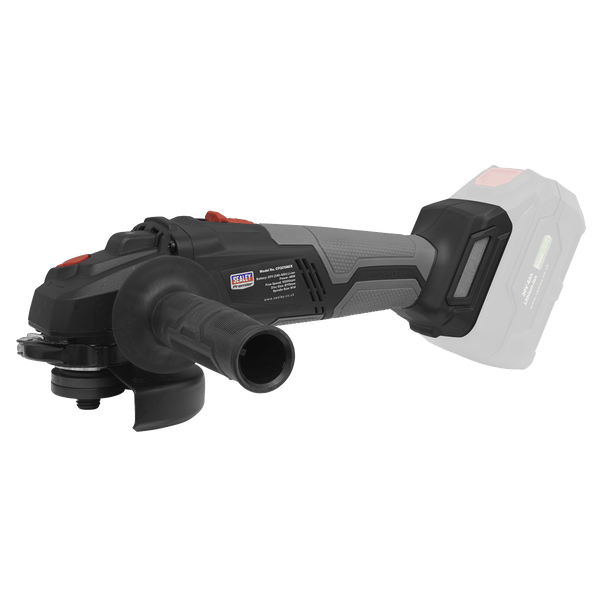 Sealey One Battery Platforms 20V SV20 Series Ø115mm Brushless Angle Grinder - Body Only-CP20VAGX 5054511618709 CP20VAGX - Buy Direct from Spare and Square