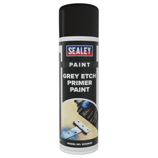 Sealey Paint 500ml Grey Etch Primer Paint-SCS062S 5054630217043 SCS062S - Buy Direct from Spare and Square