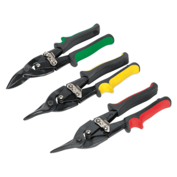 Sealey Panel Tools 3pc Aviation Tin Snip Set-AK6907 5024209982870 AK6907 - Buy Direct from Spare and Square