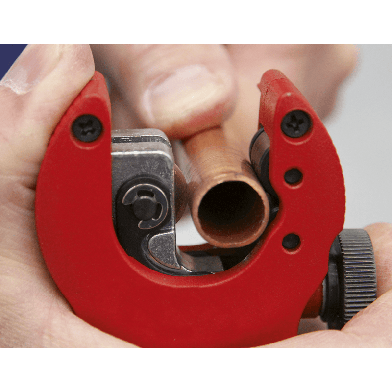 Sealey Pipe Tools Ø6-28mm 2-in-1 Ratcheting Pipe Cutter-AK5065 5051747700314 AK5065 - Buy Direct from Spare and Square
