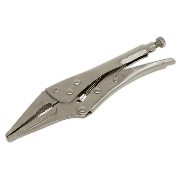 Sealey Pliers 225mm Long Nose Locking Pliers-S0462 5054511535761 S0462 - Buy Direct from Spare and Square