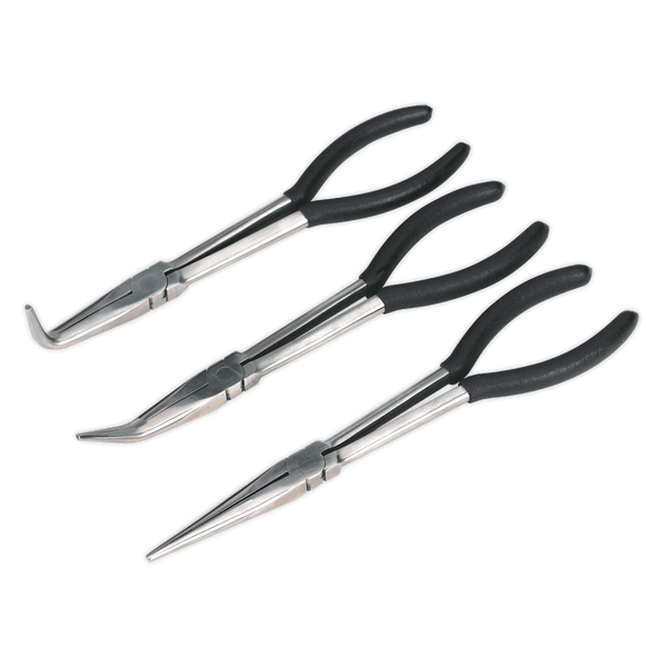 Sealey Pliers 3pc 275mm Needle Nose Pliers Set-S0433 5024209687102 S0433 - Buy Direct from Spare and Square