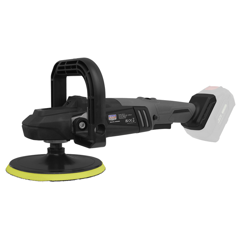 Sealey Polishers 20V SV20 Series Ø180mm Brushless Rotary Polisher - Body Only-CP20VRPX 5054630105524 CP20VRPX - Buy Direct from Spare and Square