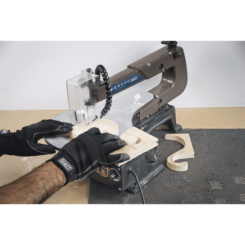Sealey Power Saws 406mm Throat Variable Speed Scroll Saw-SM1302 5024209869713 SM1302 - Buy Direct from Spare and Square