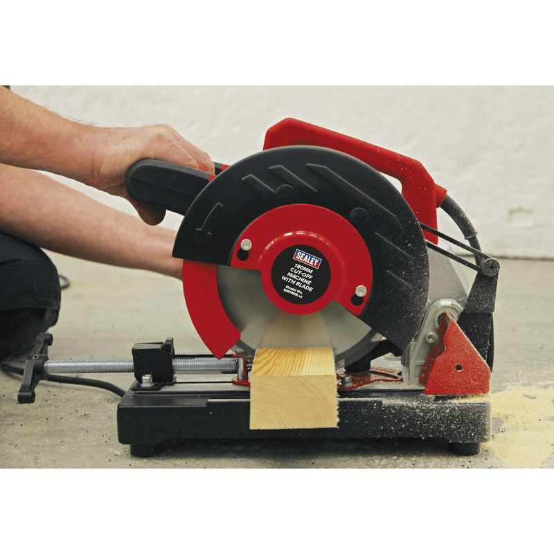 Sealey Power Saws Ø180mm Cut-Off Machine with Blade-SM180B 5054511569377 SM180B - Buy Direct from Spare and Square