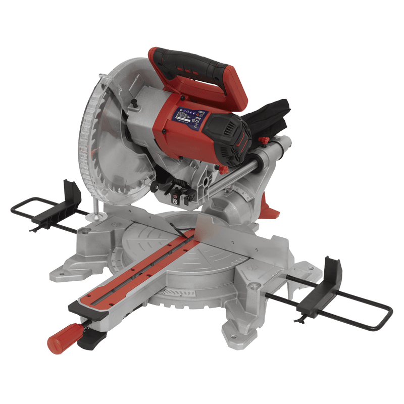 Sealey Power Saws Ø255mm Sliding Compound Mitre Saw-SMS255 5054630052743 SMS255 - Buy Direct from Spare and Square