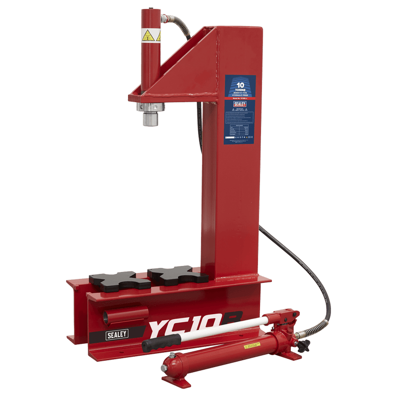 Sealey Presses 10 Tonne Bench 'C' Type Hydraulic Press-YC10B 5054511808728 YC10B - Buy Direct from Spare and Square