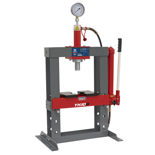 Sealey Presses 10 Tonne Bench Type Hydraulic Press-YK10B 5054511703597 YK10B - Buy Direct from Spare and Square