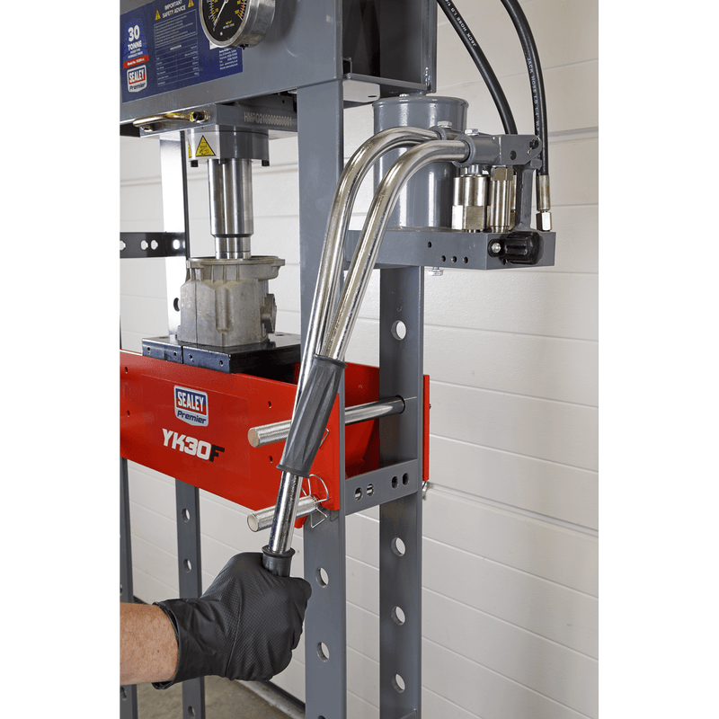 Sealey Presses 30 Tonne Premier Heavy-Duty Floor Type Hydraulic Press-YK30F 5054511807974 YK30F - Buy Direct from Spare and Square