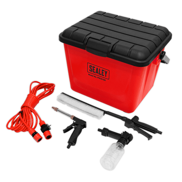 Sealey Pressure Washers 25L 12V Rechargeable Pressure Washer-PW2012R 5054511538144 PW2012R - Buy Direct from Spare and Square