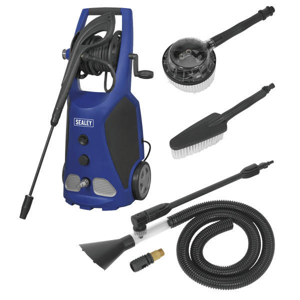 Sealey Pressure Washers Professional Pressure Washer 140bar with Accessories-PW3500COMBO 5054630329418 PW3500COMBO - Buy Direct from Spare and Square