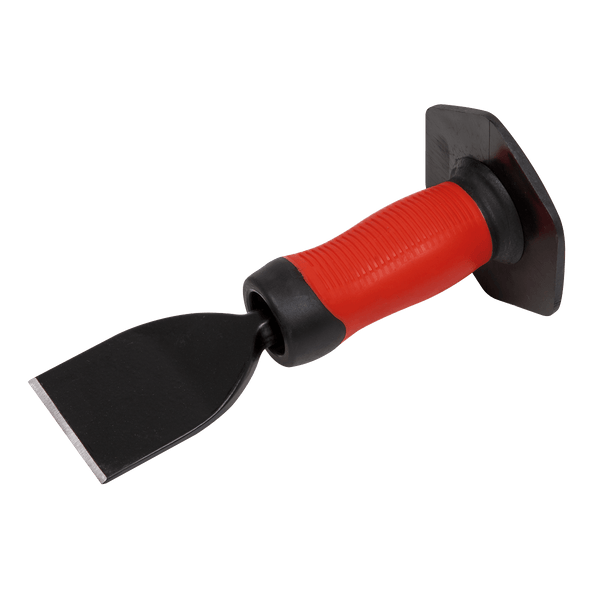 Sealey Punches & Chisels 57 x 225mm Electrician's Bolster with Grip-BB01G 5054511905588 BB01G - Buy Direct from Spare and Square