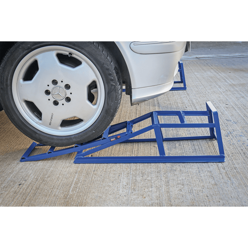 Sealey Ramps & Chocks Car Ramp Extensions 400kg per Ramp 800kg per Pair-CAR2001 5051747782365 CAR2001 - Buy Direct from Spare and Square