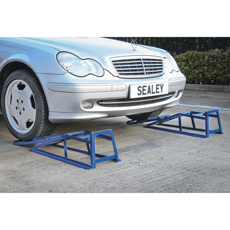 Sealey Ramps & Chocks Car Ramp Extensions 400kg per Ramp 800kg per Pair-CAR2001 5051747782365 CAR2001 - Buy Direct from Spare and Square