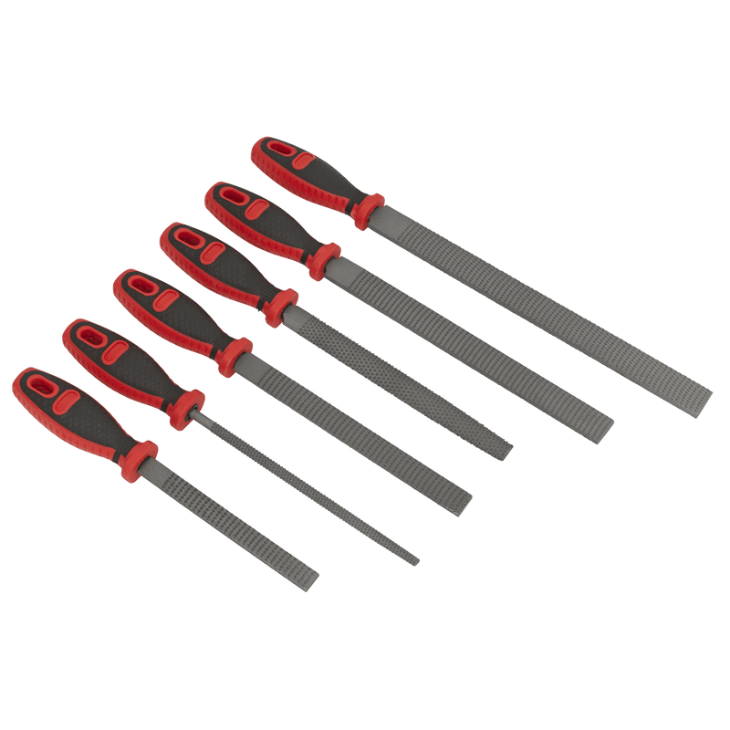 Sealey Rasp File Set 6pc 5054630285936 AKR06 - Buy Direct from Spare and Square
