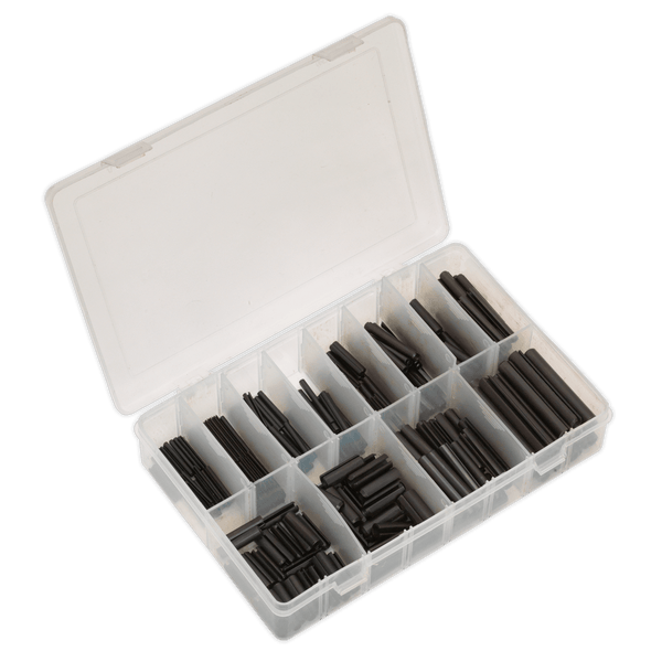 Sealey Roll Pins 300pc Spring Roll Pin Assortment - Imperial-AB006RP 5054511014365 AB006RP - Buy Direct from Spare and Square