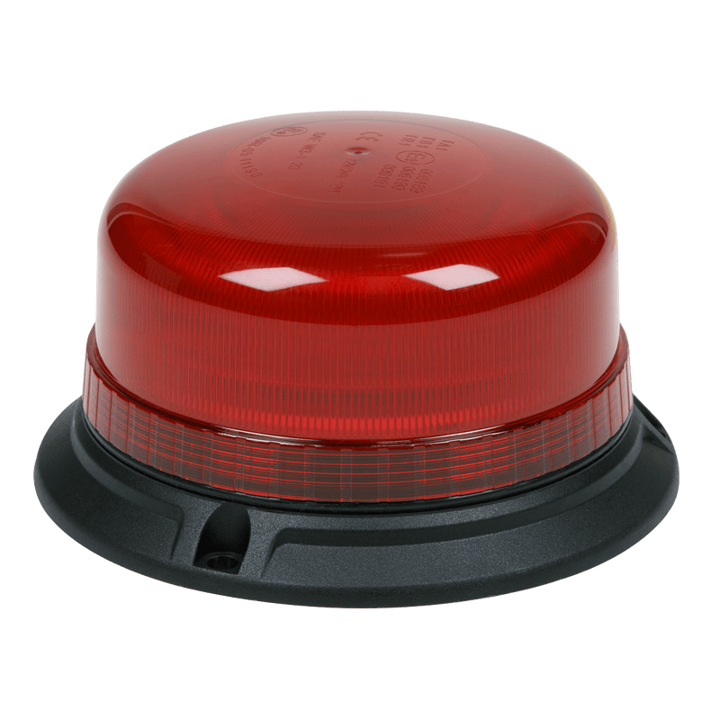 Sealey Rotating Amber Beacons 12V/24V SMD LED Warning Beacon with 3 x 6.5mm Bolt Fixing - Red-WB952LEDR 5054630047084 WB952LEDR - Buy Direct from Spare and Square
