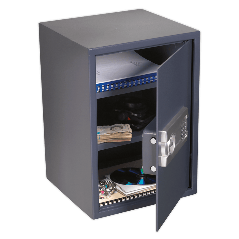 Sealey Safes & Security 350 x 330 x 500mm Electronic Combination Security Safe-SECS04 5051747624177 SECS04 - Buy Direct from Spare and Square