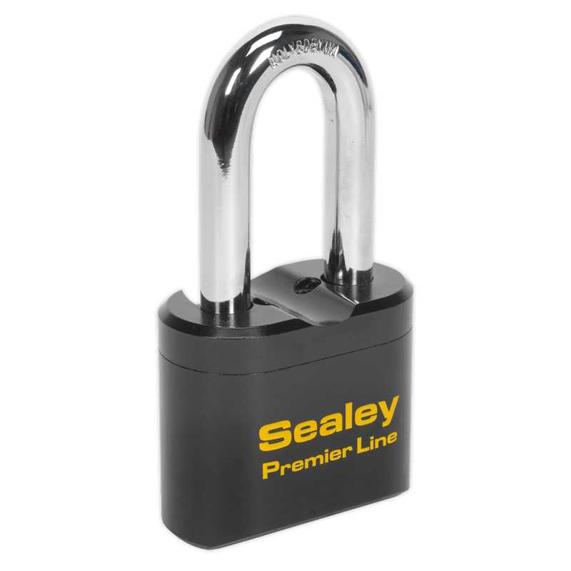 Sealey Safes & Security 62mm Steel Body Combination Padlock Long Shackle-PL603L 5051747766853 PL603L - Buy Direct from Spare and Square