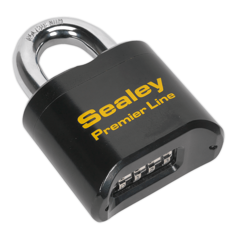 Sealey Safes & Security 62mm Steel Body Combination Padlock-PL603 5051747766846 PL603 - Buy Direct from Spare and Square