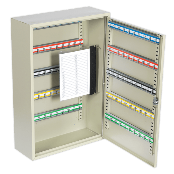Sealey Safes & Security Deep Key Cabinet 100 Key Capacity-SKC100D 5024209813877 SKC100D - Buy Direct from Spare and Square