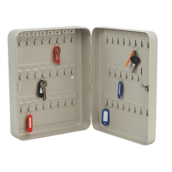 Sealey Safes & Security Key Cabinet with 45 Key Tags-SKC45 5024209036962 SKC45 - Buy Direct from Spare and Square