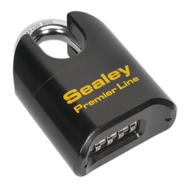 Sealey Safes & Security Steel Body Shrouded Shackle Combination Padlock-PL603S 5051747766860 PL603S - Buy Direct from Spare and Square