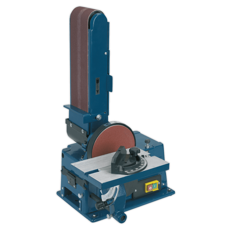 Sealey Sanders 915 x 100mm Belt/Ø150mm Disc Sander 500W-SM14 5024209181235 SM14 - Buy Direct from Spare and Square