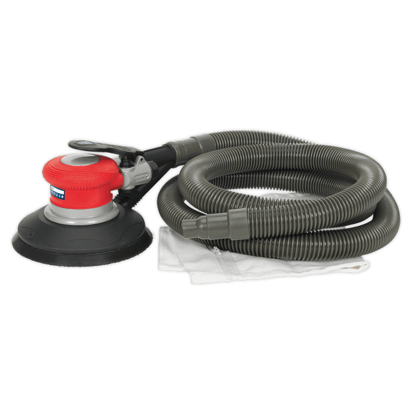 Sealey Sanders Ø150mm Dust-Free Air Palm Random Orbital Sander - Self-Contained-GSA06 5054511151794 GSA06 - Buy Direct from Spare and Square