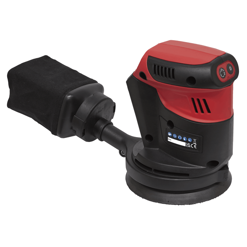 Sealey Sanders/Polishers 20V SV20 Series Ø125mm Random Orbital Palm Sander - Body Only-CP20VOS 5054511266597 CP20VOS - Buy Direct from Spare and Square
