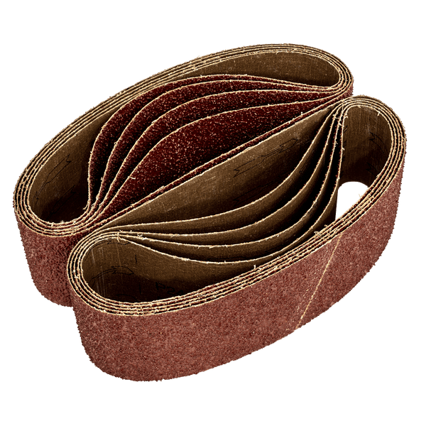 Sealey Sanding Belts 75 x 533mm Sanding Belt 24Grit - Pack of 5-WSB53245 5054630019470 WSB53245 - Buy Direct from Spare and Square