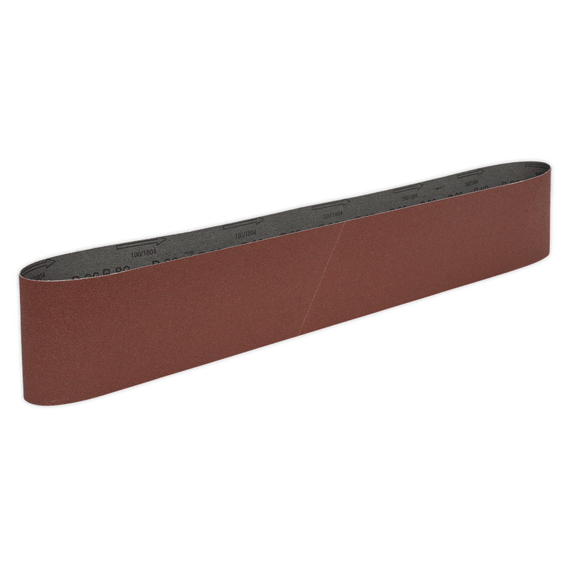 Sealey Sanding Belts 80Grit 100 x 1220mm Sanding Belt-SB0012 5054511270327 SB0012 - Buy Direct from Spare and Square