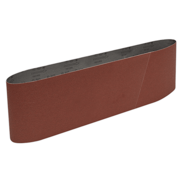 Sealey Sanding Belts 80Grit 1220 x 150mm Sanding Belt-SB0017 5054511270372 SB0017 - Buy Direct from Spare and Square