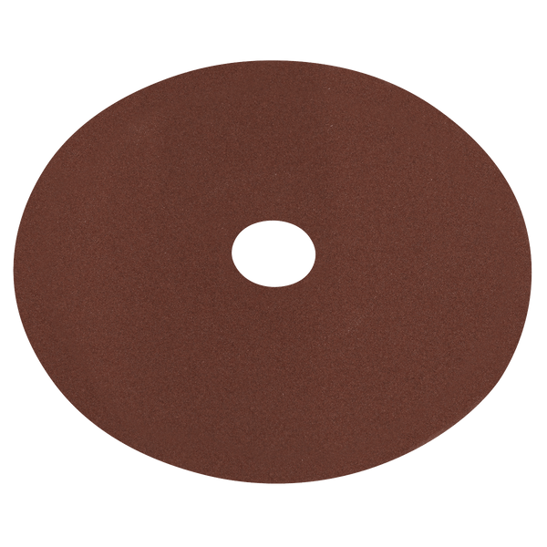 Sealey Sanding Discs Ø115mm Fibre Backed Disc 120Grit - Pack of 25-WSD45120 5055257206311 WSD45120 - Buy Direct from Spare and Square