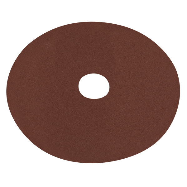 Sealey Sanding Discs Ø125mm Fibre Backed Disc 120Grit - Pack of 25-WSD5120 5055257206229 WSD5120 - Buy Direct from Spare and Square